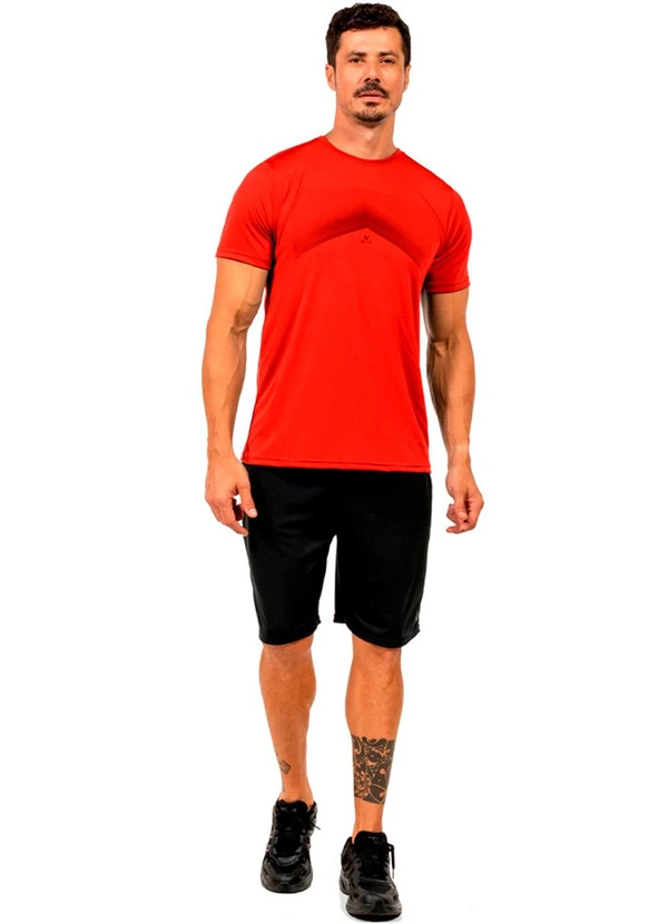 Decoy - Camiseta Leve Masculina Vermelho 2