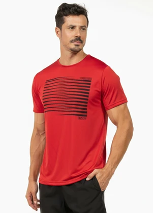 Decoy - Camiseta Leve Masculina Vermelho - DECOY