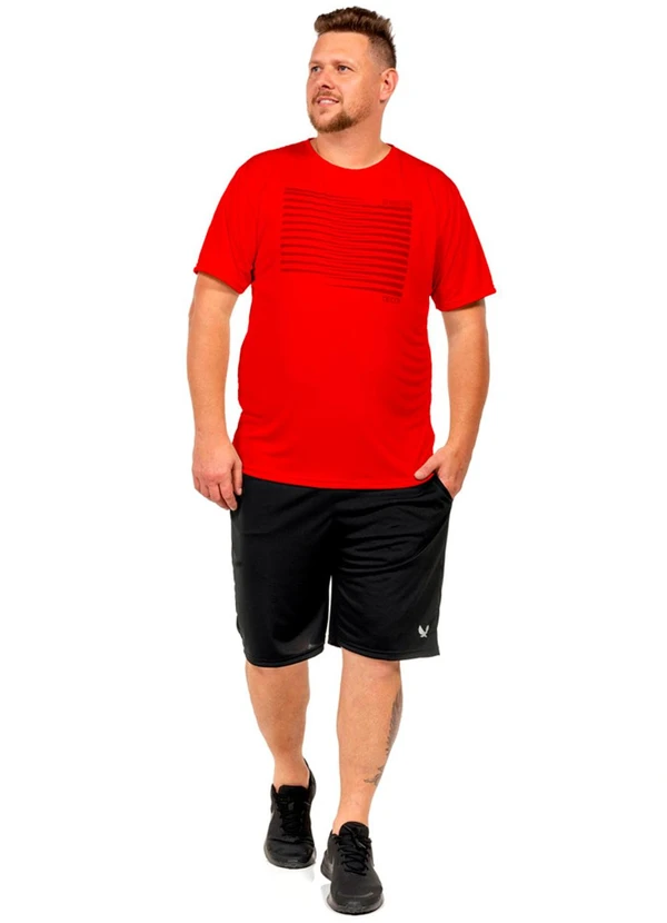 Decoy - Camiseta Leve Masculina Vermelho 2