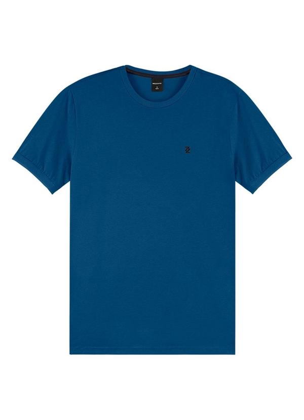 Rezzato - Camiseta Logo Bordada Adulto Masculino Azul