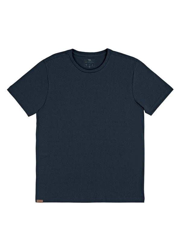 Biogás - Camiseta M/C Malha Azul 1