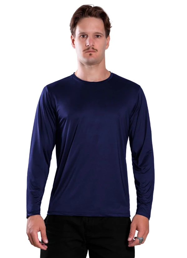 Biogás - Camiseta M/C  Malha Honey Marinho