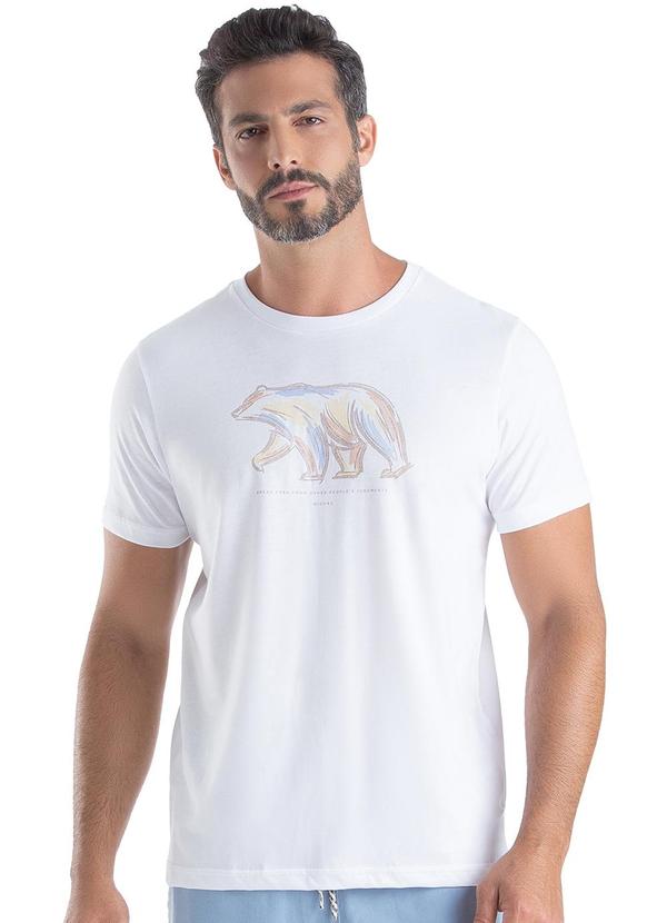 Biogás - Camiseta M/C Malha Premium Branco
