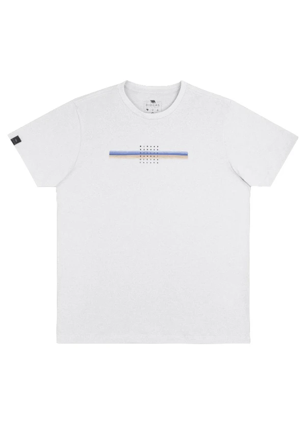 Biogás - Camiseta M/C Meia Malha Branco
