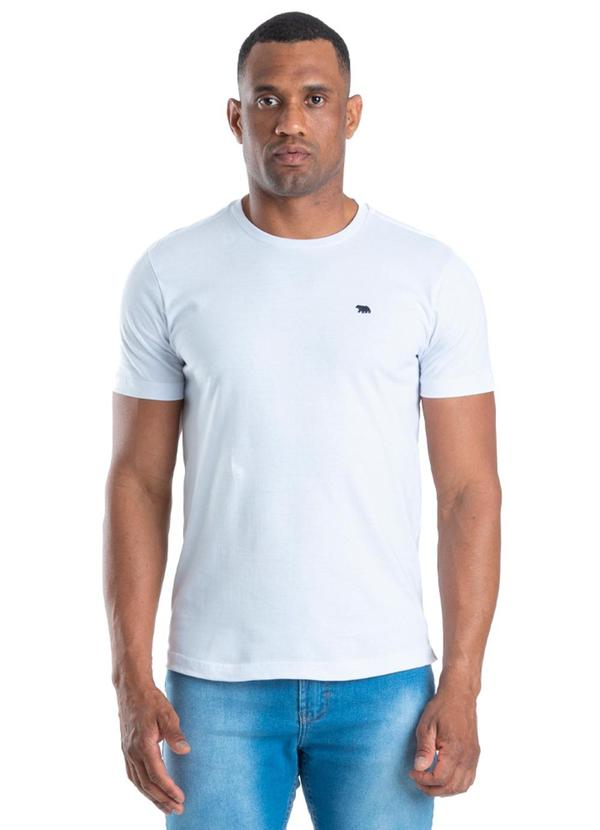 Biogás - Camiseta M/C Meia Malha Branco