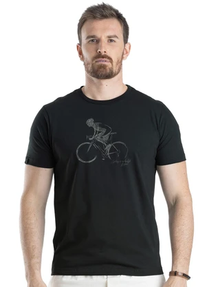 Biogás - Camiseta M/C Meia Malha Preto - BIOGÁS