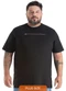 Biogás - Camiseta M/C Meia Malha Preto - variação: Preto