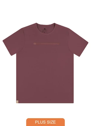 Biogás - Camiseta M/C Meia Malha Rosa - BIOGÁS