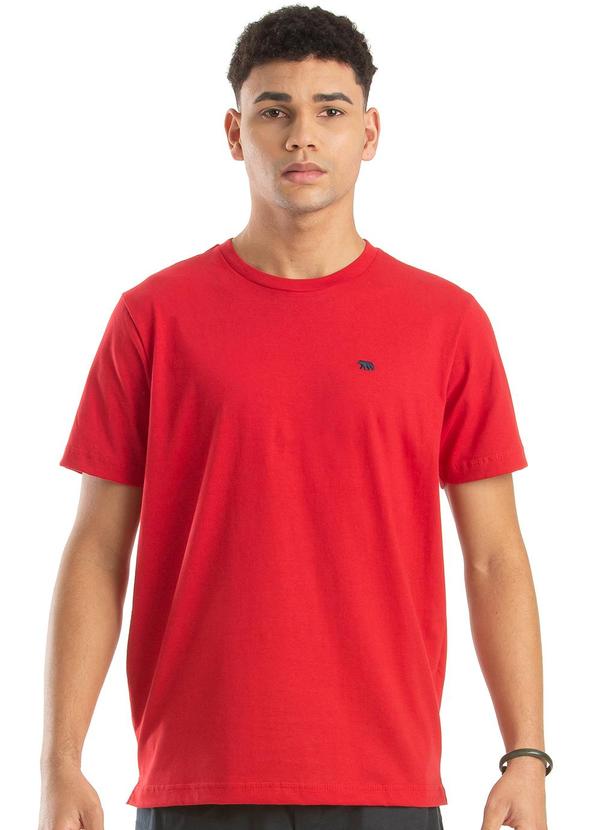 Biogás - Camiseta M/C Meia Malha Vermelho