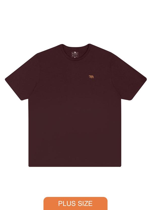 Biogás - Camiseta M/C Meia Malha Vermelho