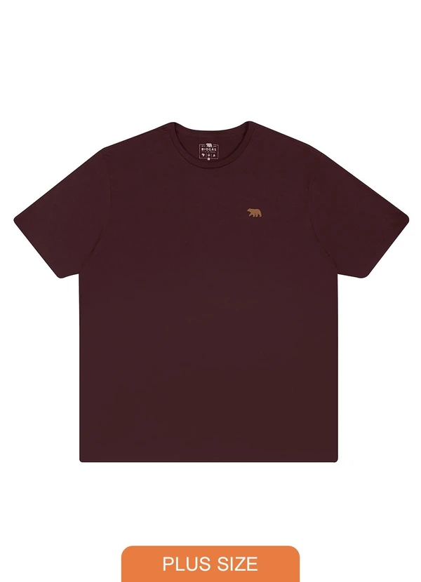 Biogás - Camiseta M/C Meia Malha Vermelho