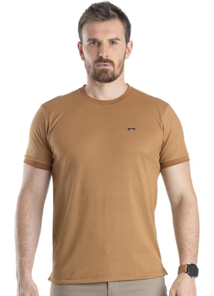 Biogás - Camiseta M/C Piquet Juno Marrom - BIOGÁS