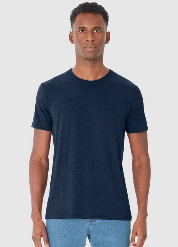 Malwee - Camiseta Malha Anti Odor Azul