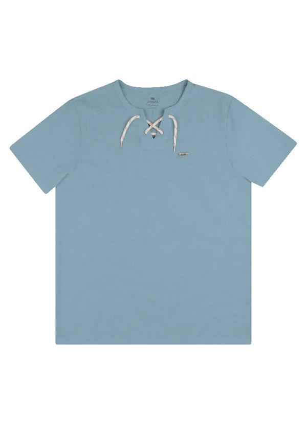 Biogás - Camiseta Malha Honey Azul