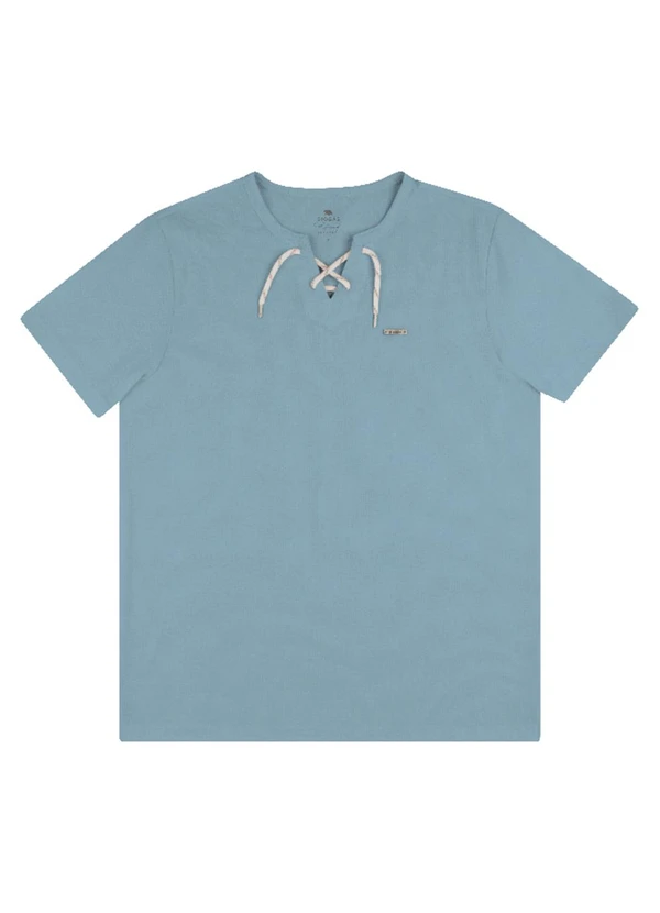 Biogás - Camiseta Malha Honey Azul