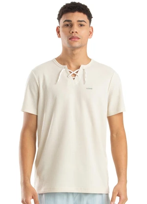 Biogás - Camiseta Malha Honey Bege - BIOGÁS