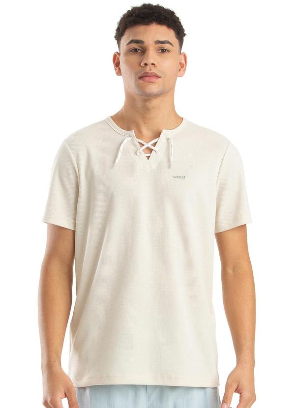 Biogás - Camiseta Malha Honey Bege