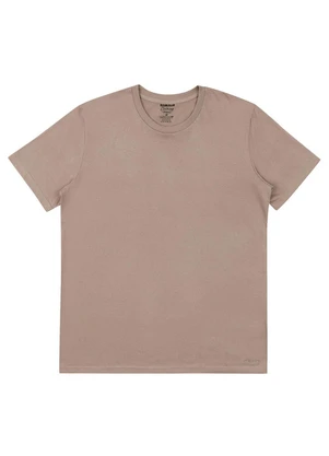 Soft Bonni - Camiseta Manga Curta Adulto em Meia Malha Bege - SOFT BONNI