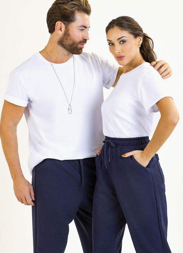 Soft Bonni - Camiseta Manga Curta Adulto em Meia Malha Branco