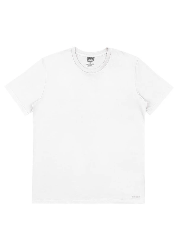 Soft Bonni - Camiseta Manga Curta Adulto em Meia Malha Branco 2
