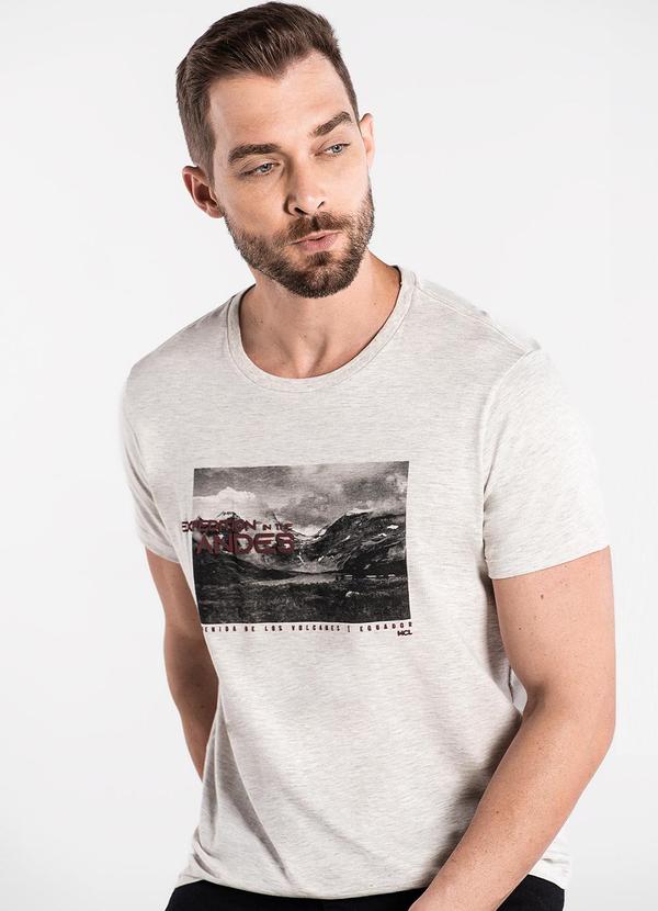 Mcl - Camiseta Manga Curta Andes Mescla