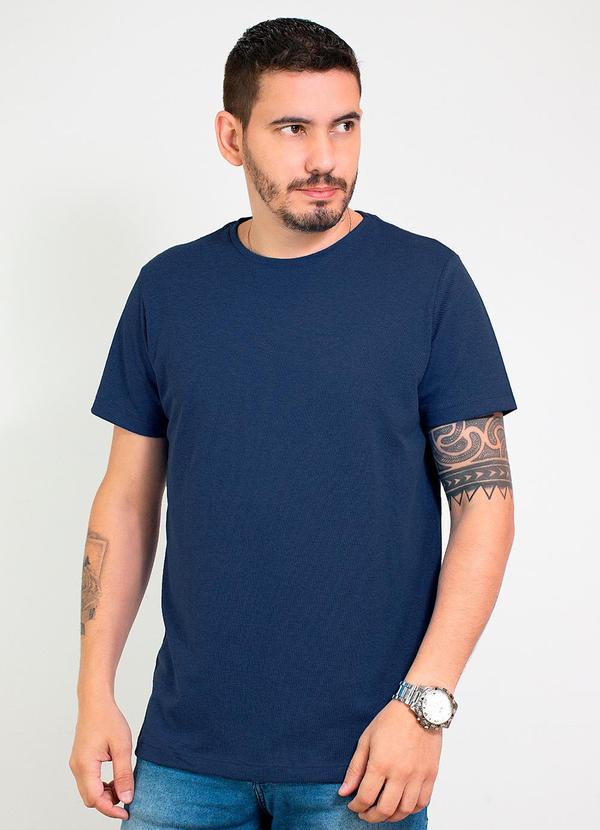 Camiseta Manga Curta Basic Azul - SVK