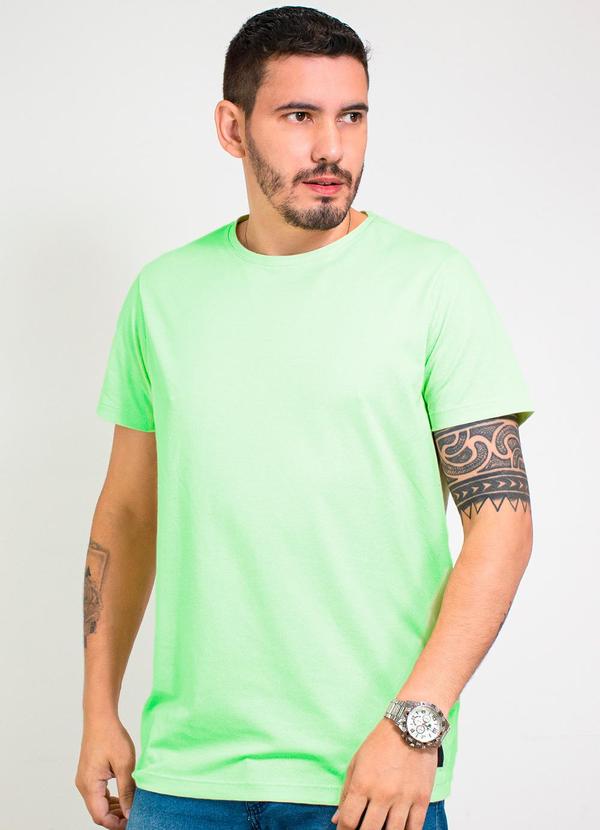 Mcl - Camiseta Manga Curta Basic Verde Agua