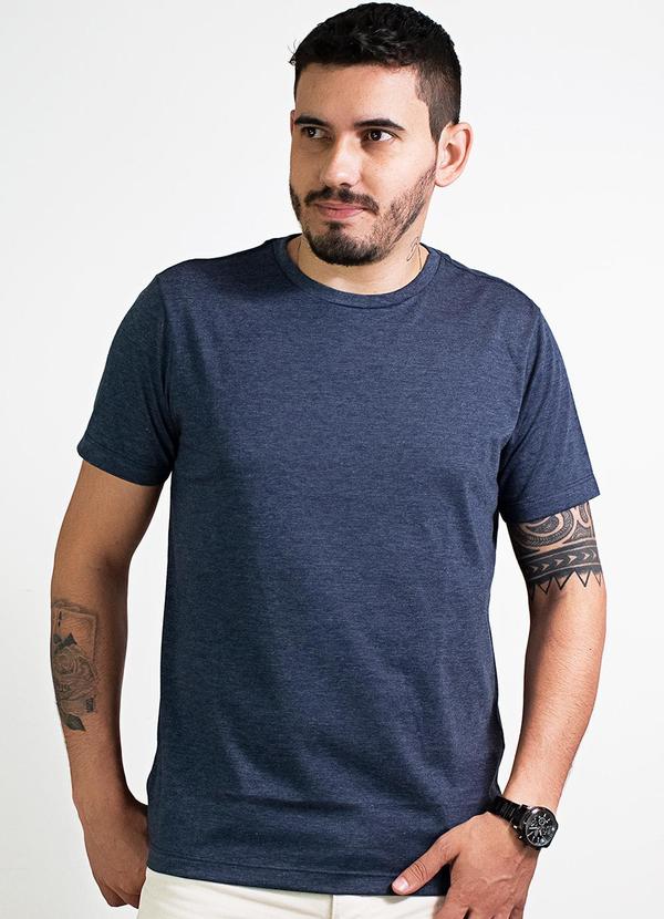 Svk Confort - Camiseta Manga Curta Básica Pet Azul Marinho