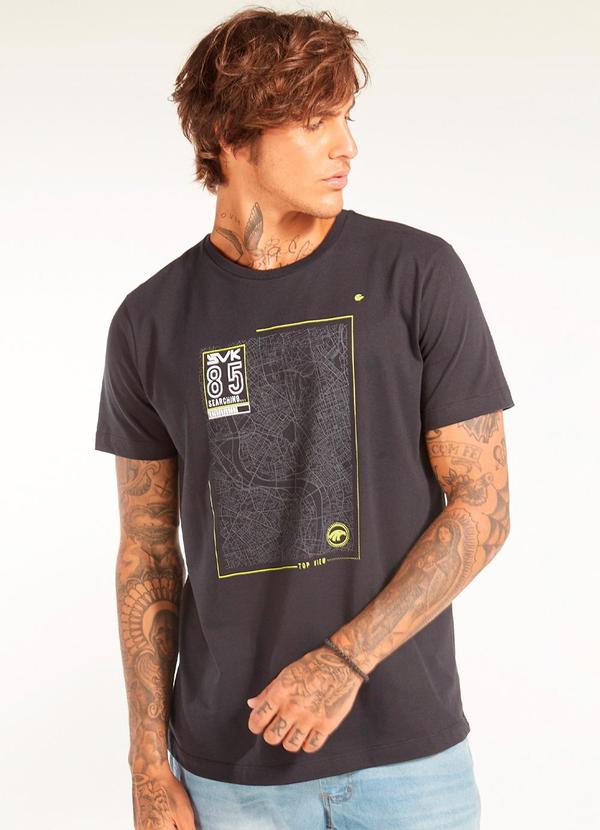 Svk Confort - Camiseta Manga Curta Classic Vinil Preta