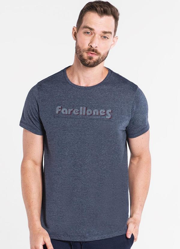 Mcl - Camiseta Manga Curta Farellones Azul Marinho