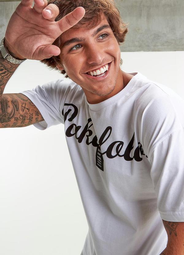Pakalolo - Camiseta Manga Curta Masculina Branco 2