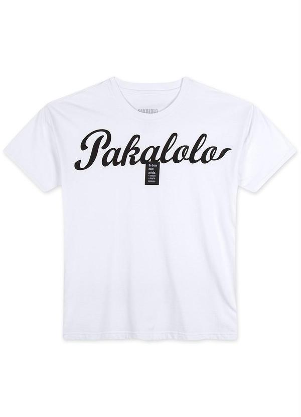 Pakalolo - Camiseta Manga Curta Masculina Branco 4