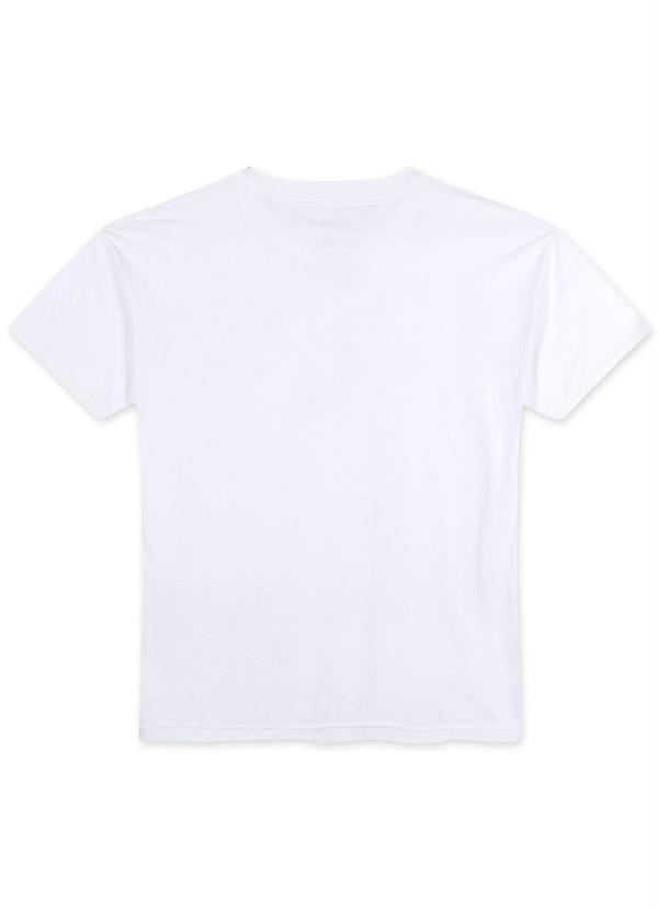 Pakalolo - Camiseta Manga Curta Masculina Branco 5