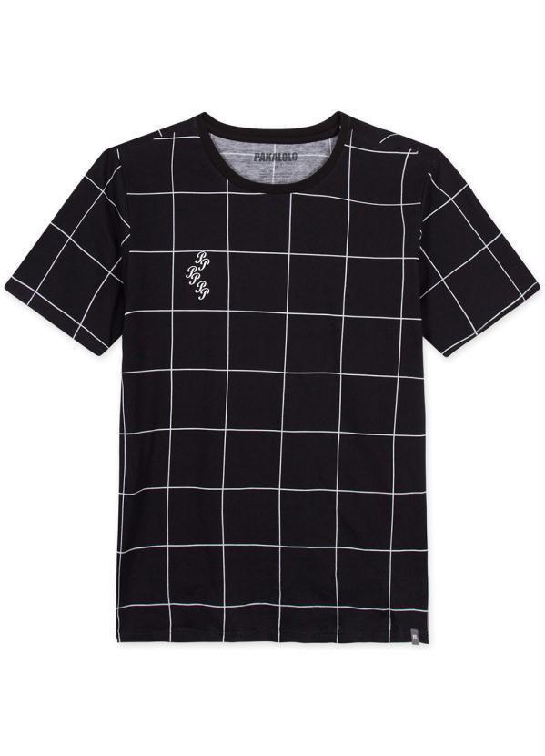 Pakalolo - Camiseta Manga Curta Masculina Preto 1