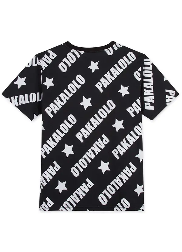 Pakalolo - Camiseta Manga Curta Masculina Preto 6