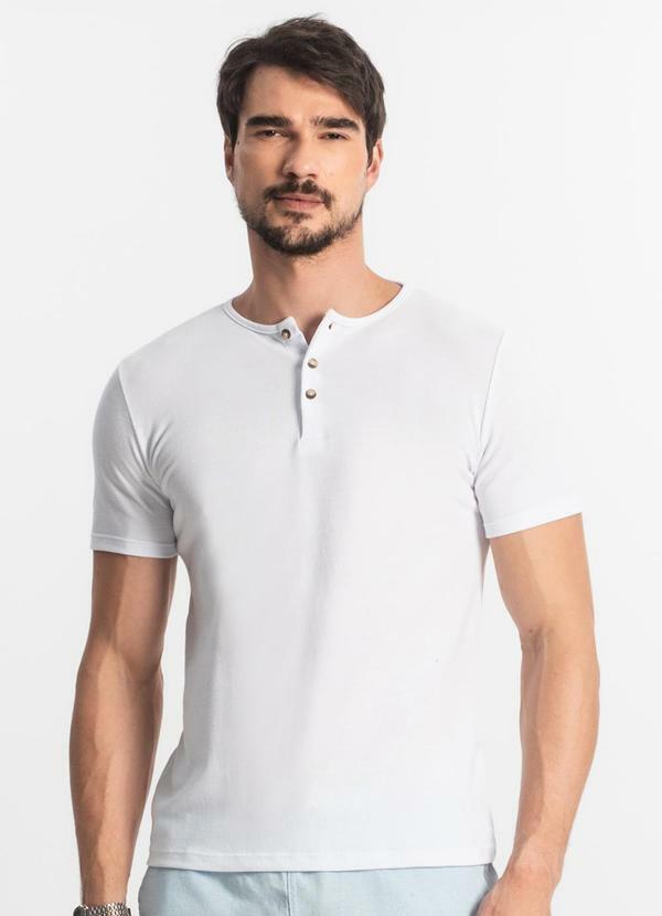 Select - Camiseta Manga Curta Masculino Adulto Branco