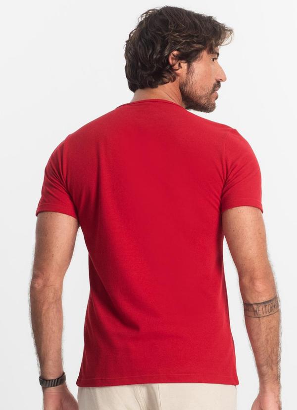 Select - Camiseta Manga Curta Masculino Adulto Vermelho 2