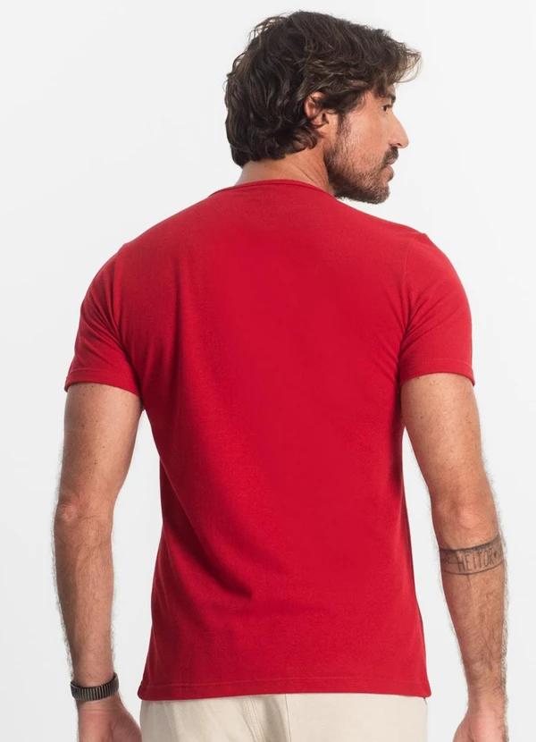 Select - Camiseta Manga Curta Masculino Adulto Vermelho 2
