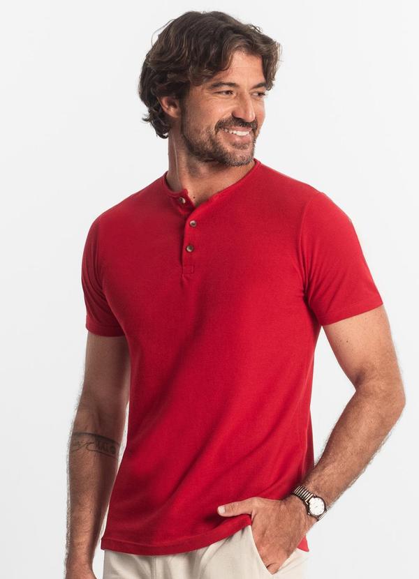 Select - Camiseta Manga Curta Masculino Adulto Vermelho 4