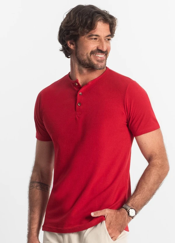 Select - Camiseta Manga Curta Masculino Adulto Vermelho 4