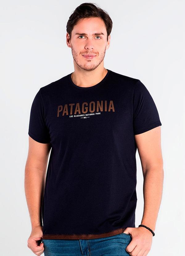 Mcl - Camiseta Manga Curta Patagonia Azul Marinho