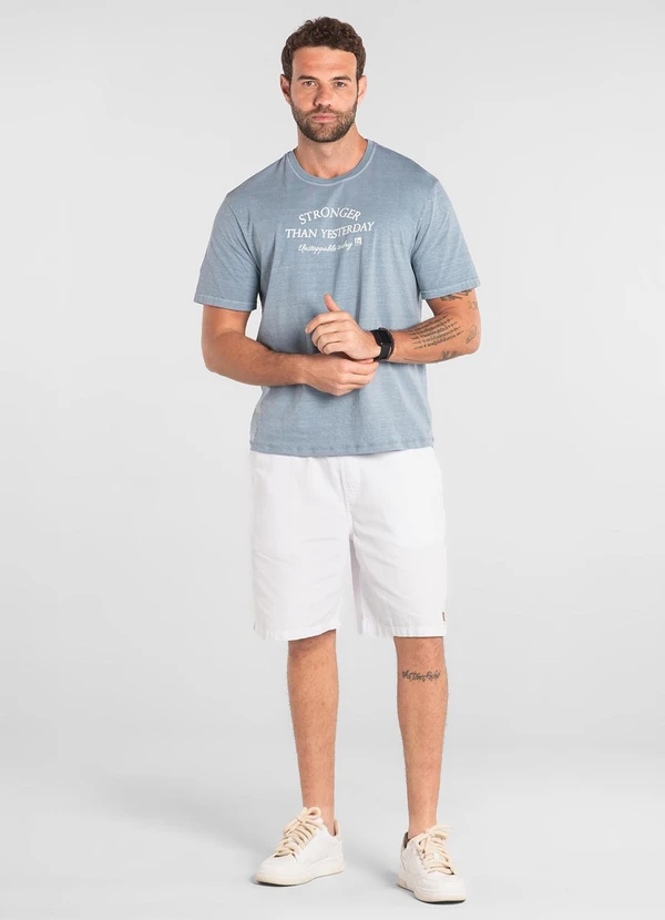 The Philippines - Camiseta Masculina Algodão Azul 3