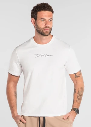 Camiseta Masculina Algodão The Philippines Branco - THE PHILIPPINES