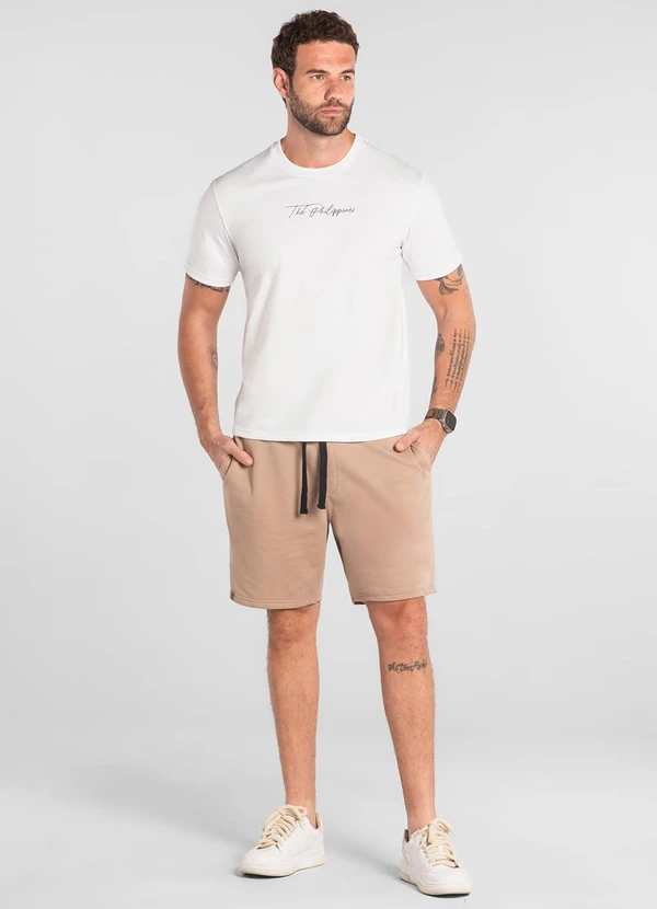 The Philippines - Camiseta Masculina Algodão The Philippines Branco 3