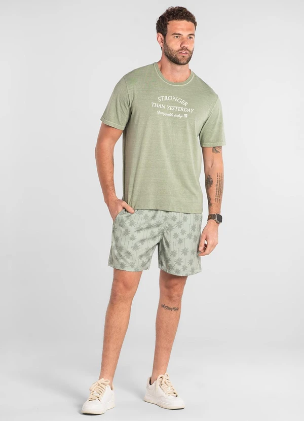 The Philippines - Camiseta Masculina Algodão The Philippines Verde 3