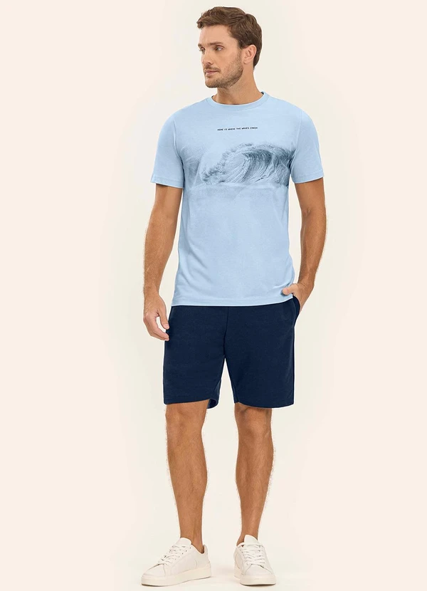 Diametro - Camiseta Masculina Azul 4