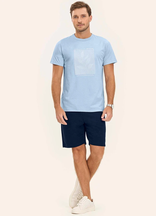 Diametro - Camiseta Masculina Azul 3