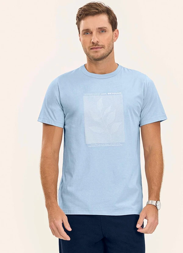 Diametro - Camiseta Masculina Azul 4