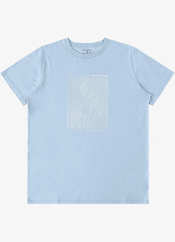 Diametro - Camiseta Masculina Azul 5