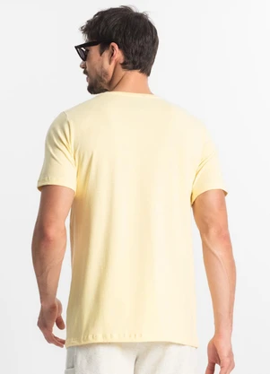 Diametro - Camiseta Masculina Basica Amarelo - DIAMETRO